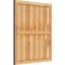 Ekena Millwork Framed Board-n-Batten Shutters, Rough Sawn Western Red Cedar, 32 1/4W x 37H, PR RBF06S32X037RWR - alternate 5